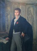 Willy Baron von Plessen Bildnis des Grafen Anton von Belderbusch oil on canvas